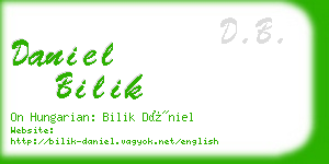 daniel bilik business card